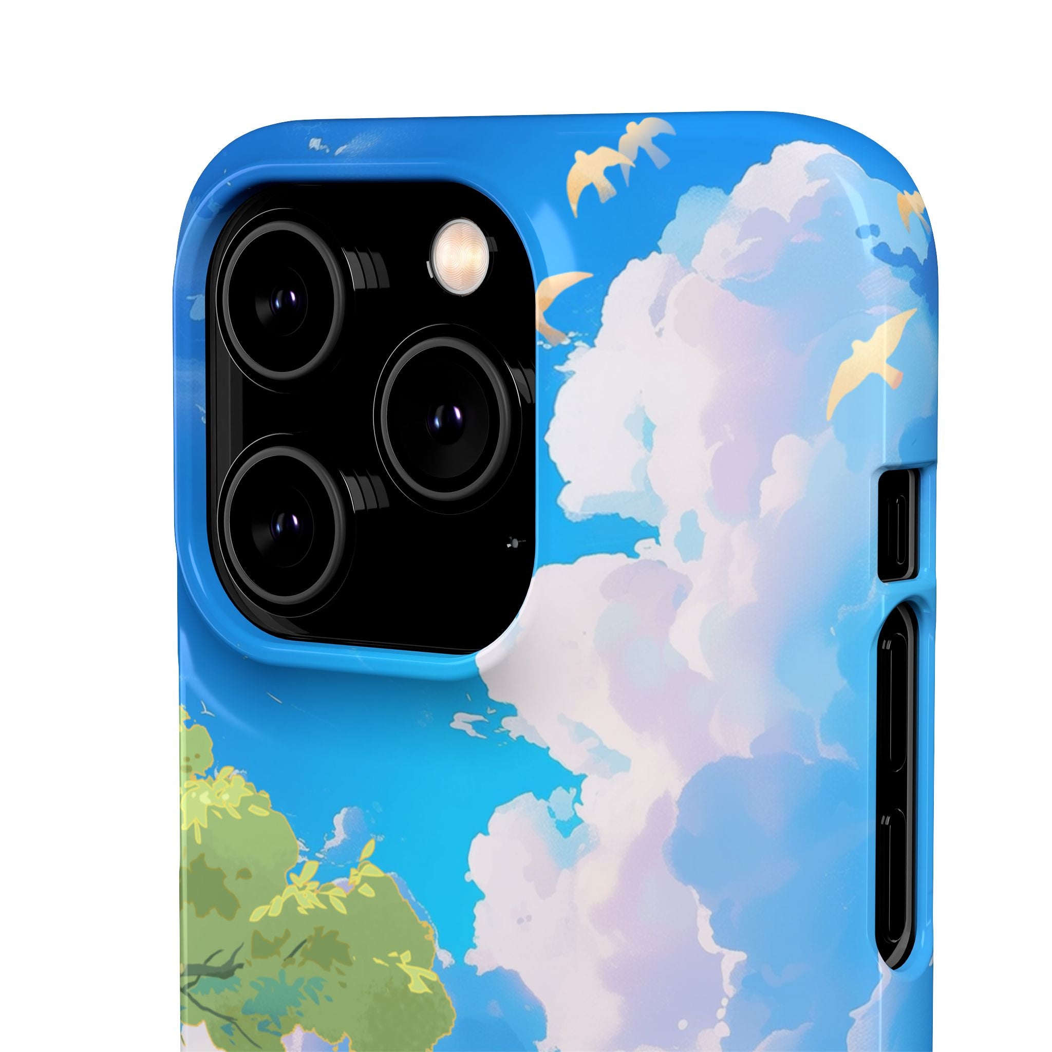 Snap Case Phone Case — Blue Sky Meadow Cloud Art