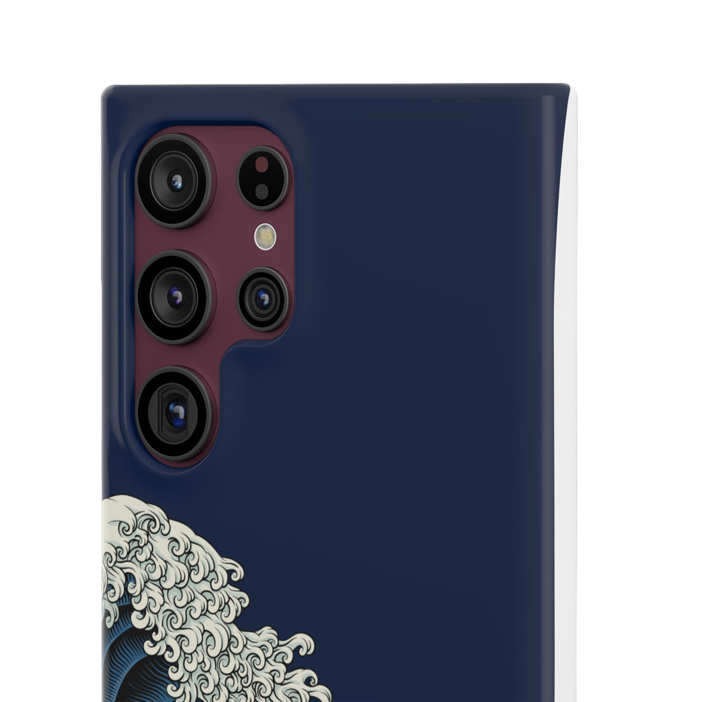 Phone Case — 'Go with the Flow' Wave Design
