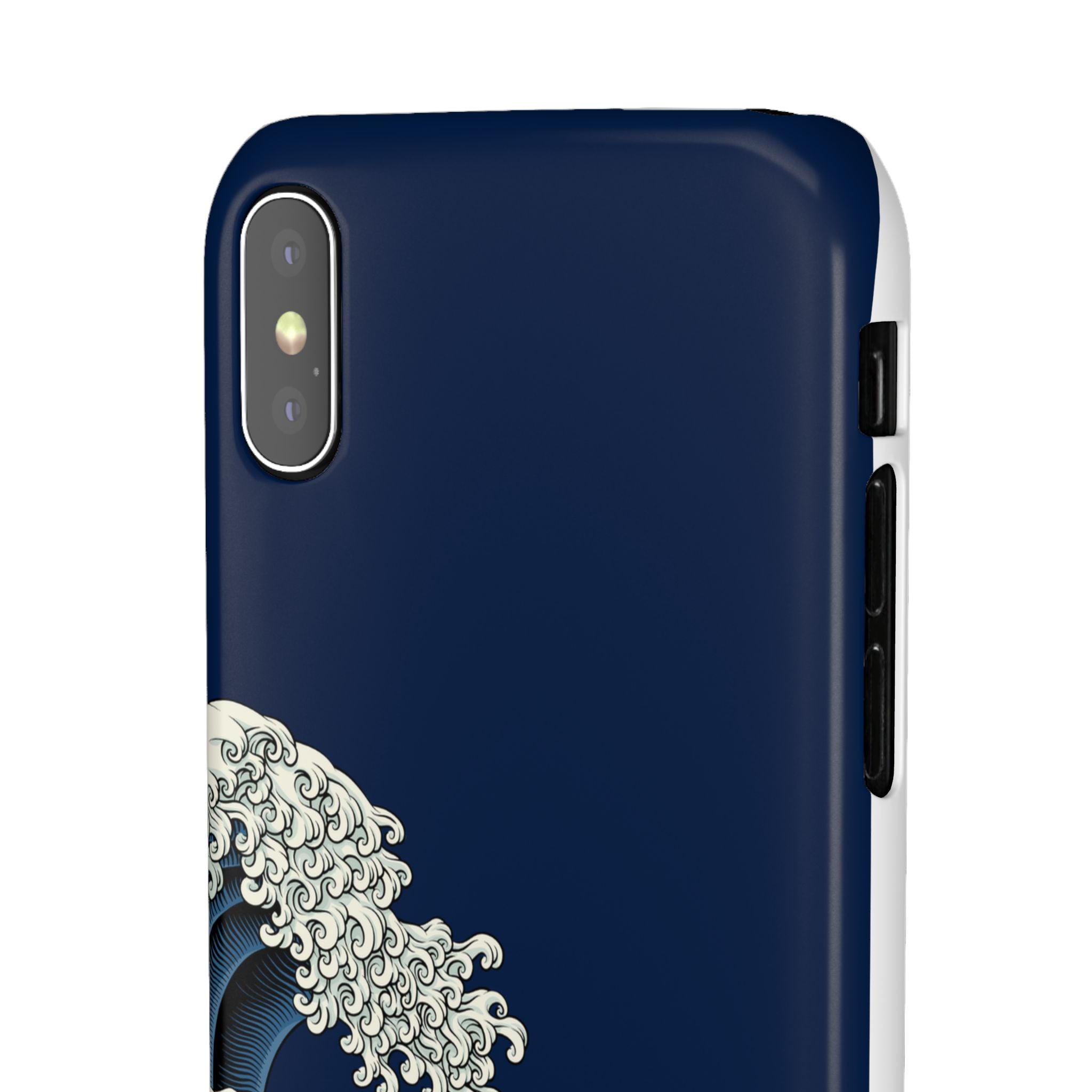 Phone Case — 'Go with the Flow' Wave Design
