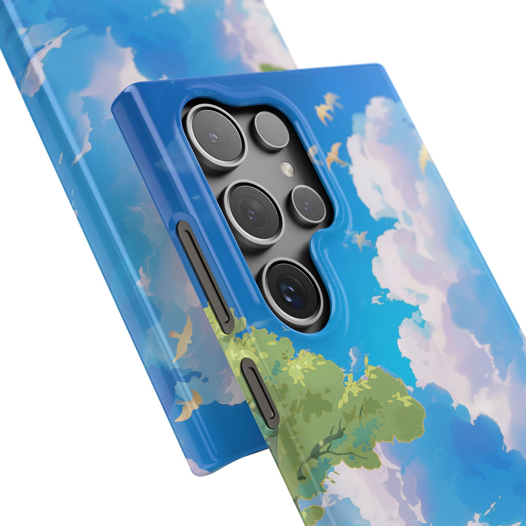 Snap Case Phone Case — Blue Sky Meadow Cloud Art