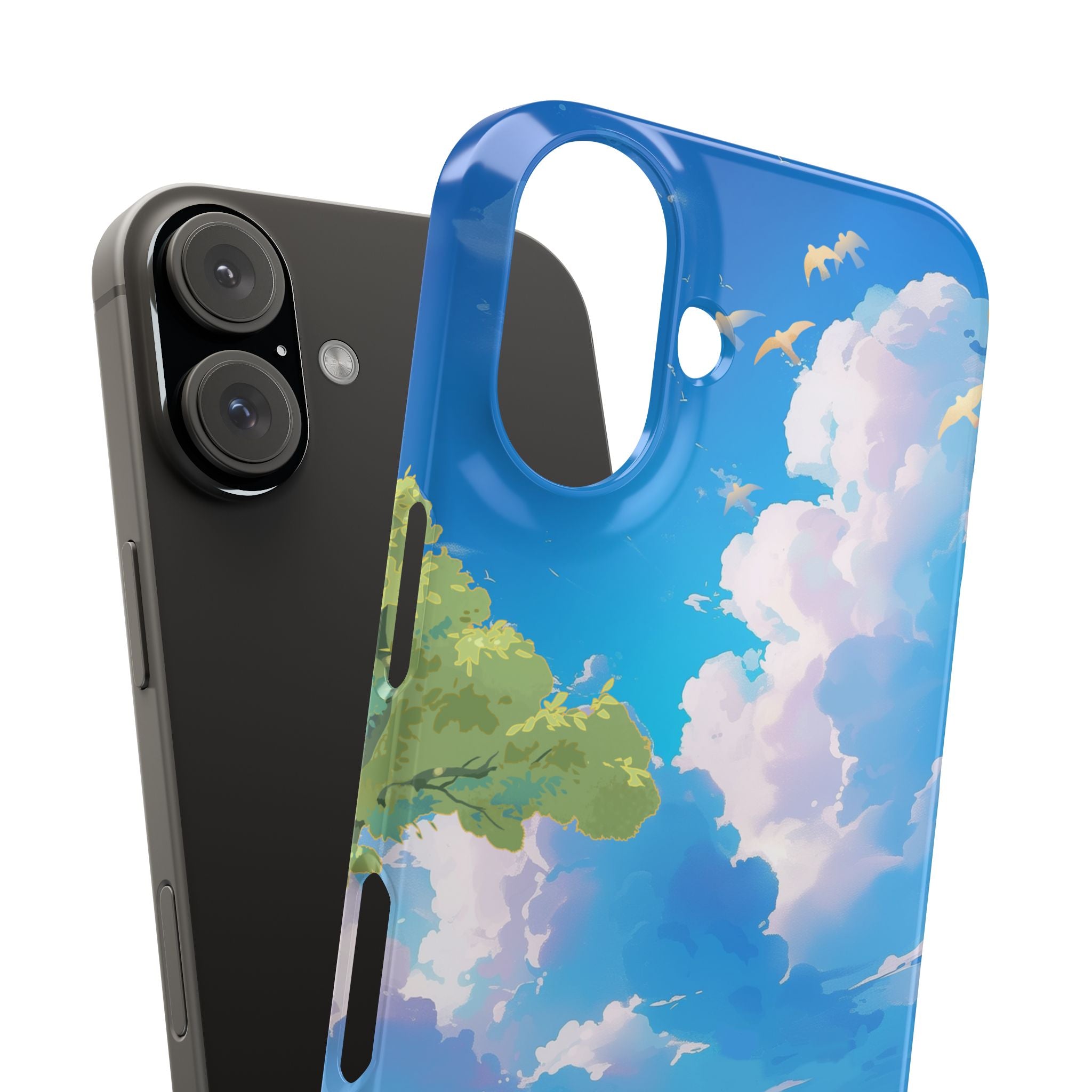 Snap Case Phone Case — Blue Sky Meadow Cloud Art