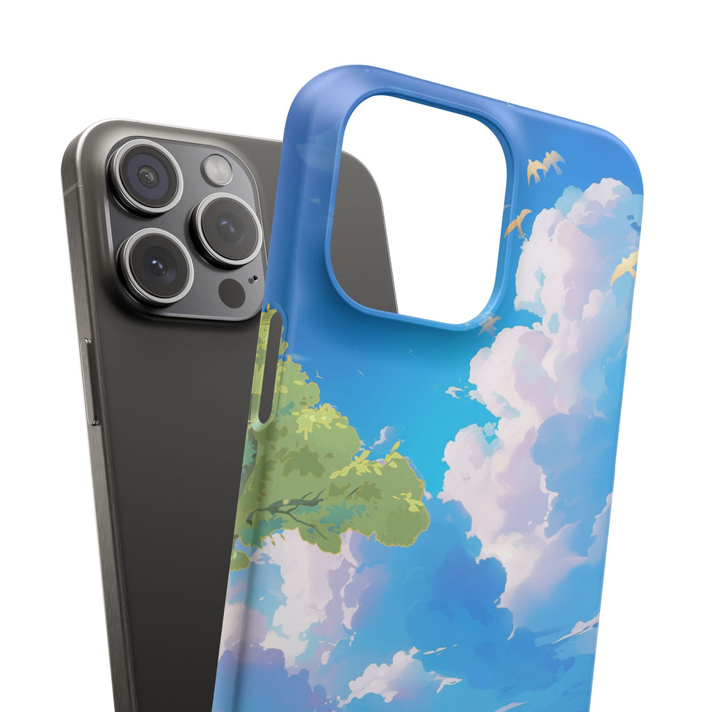 Snap Case Phone Case — Blue Sky Meadow Cloud Art