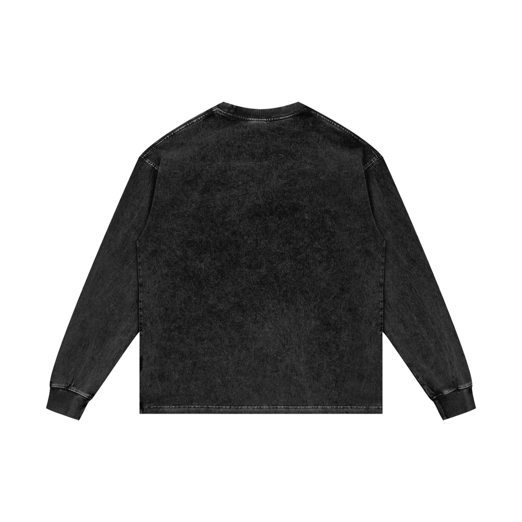 Washed Oversize Long Sleeve T-Shirt
