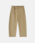 Belted Barrel-leg Chino Pants