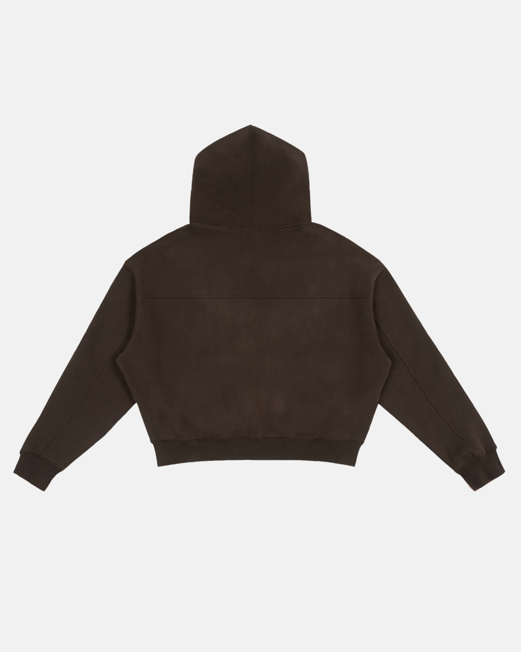 Fleece Zip-Up Boxy Hoodie