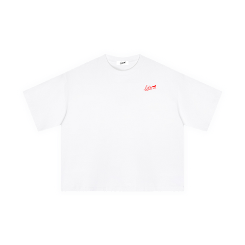 Oversized Graphic T-Shirt – Kitten Print Streetwear Tee