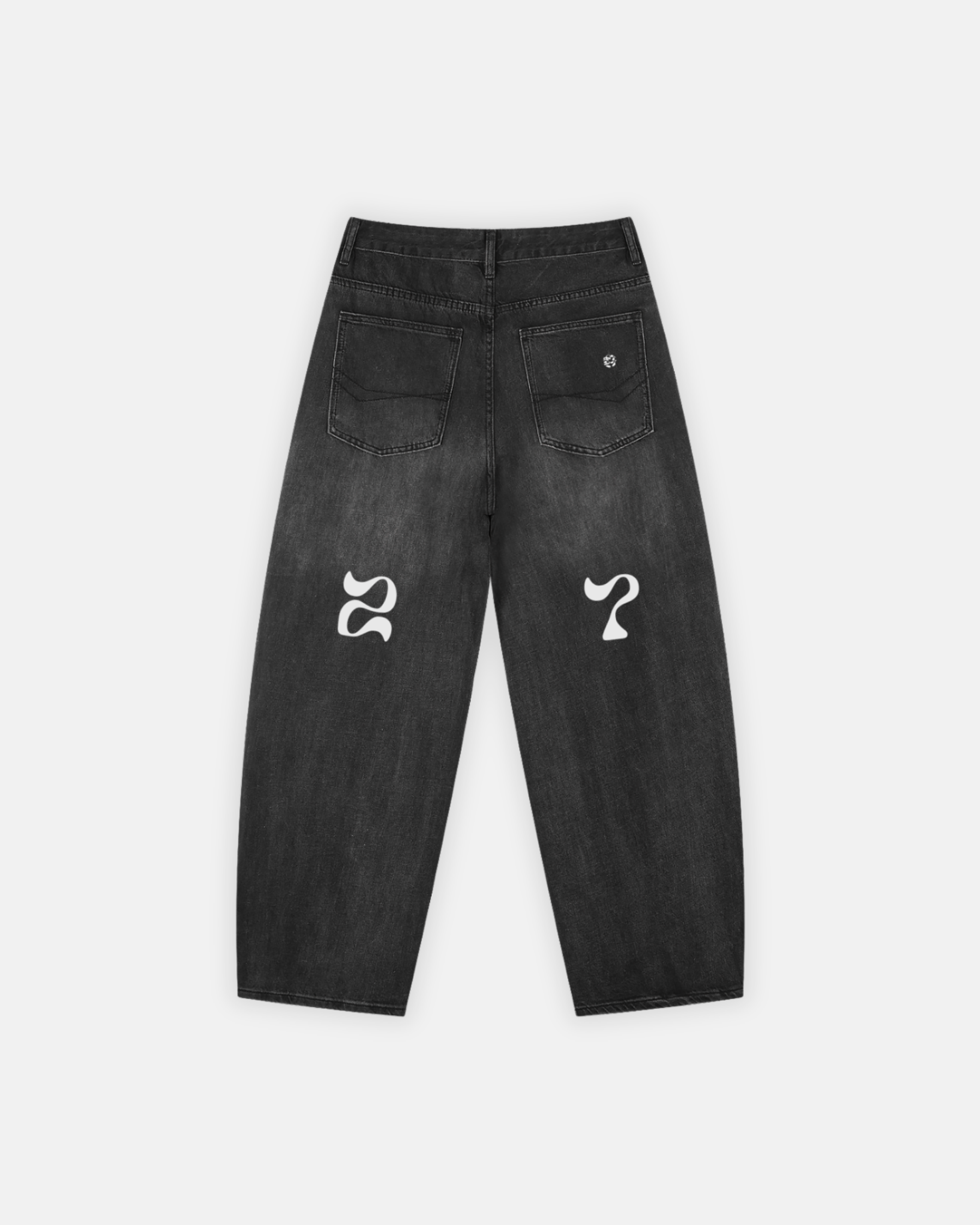 Men's Sunfade Vintage Wash Barrel Leg Jeans