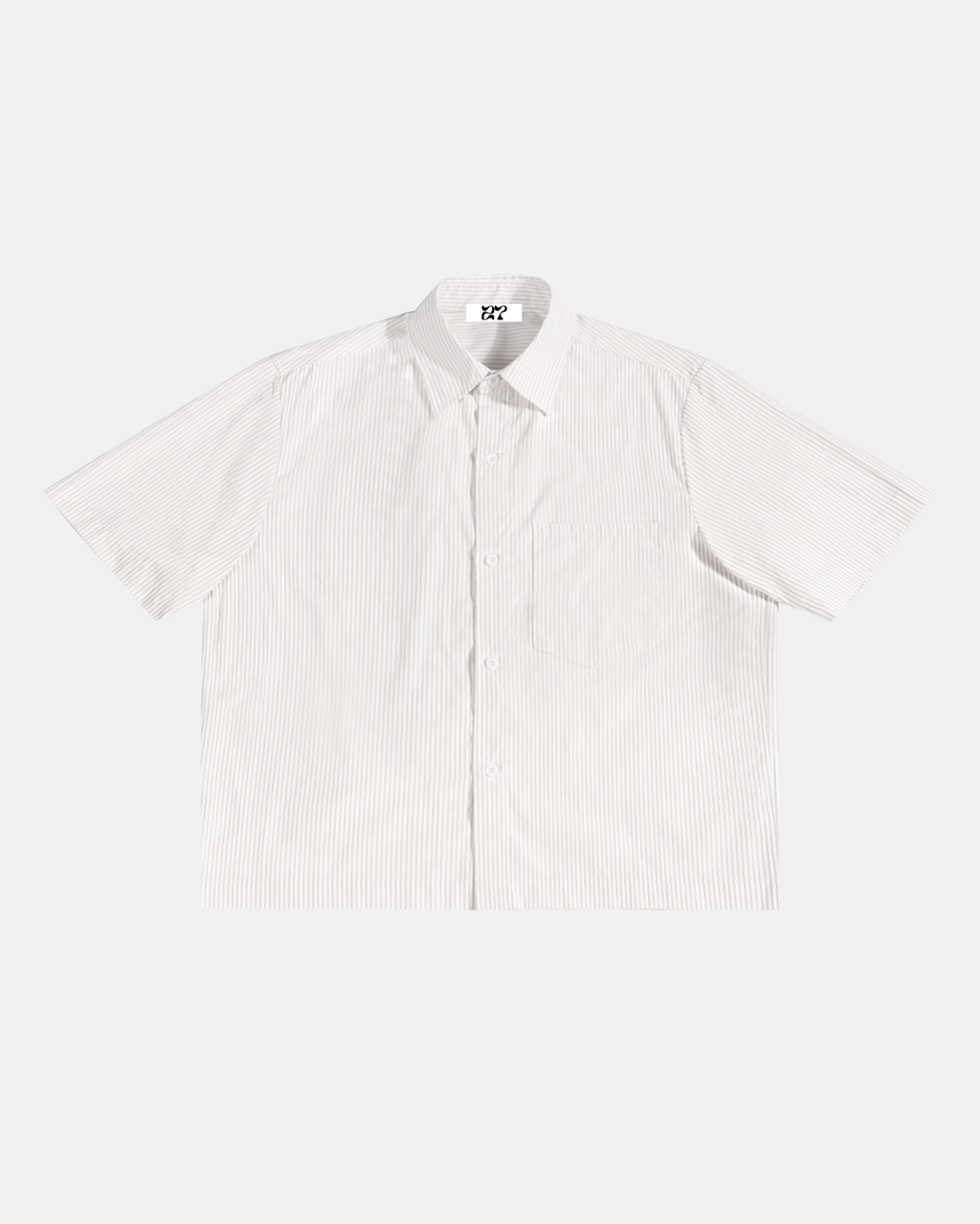 Oversized Vertical Stripe Boxy Shirt