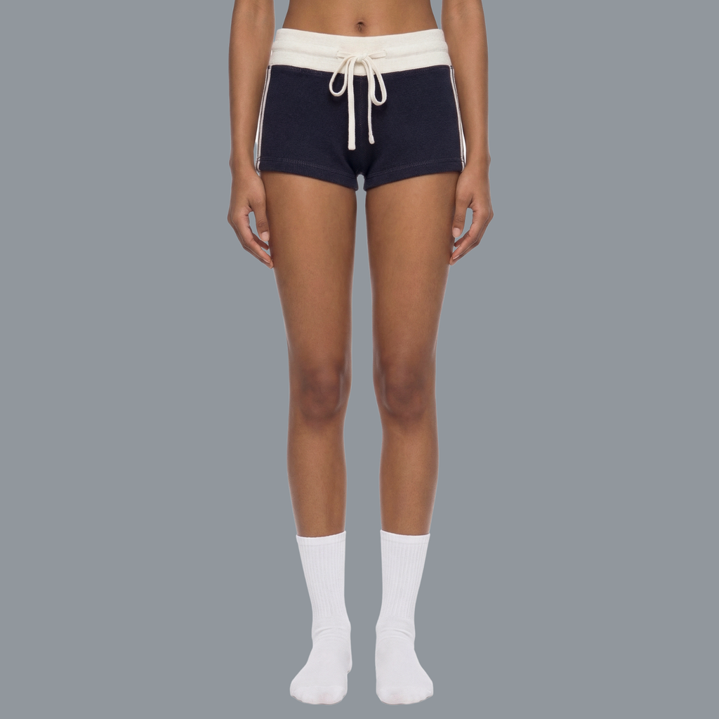 Women's Contrast Stripe Track Shorts