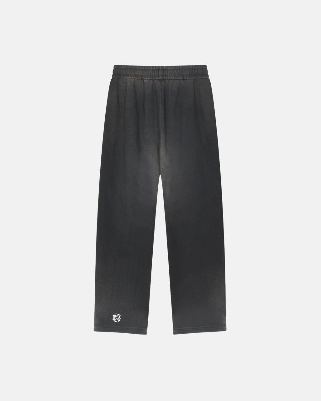 Sun Fade Raw Edge Straight-Leg Sweatpants