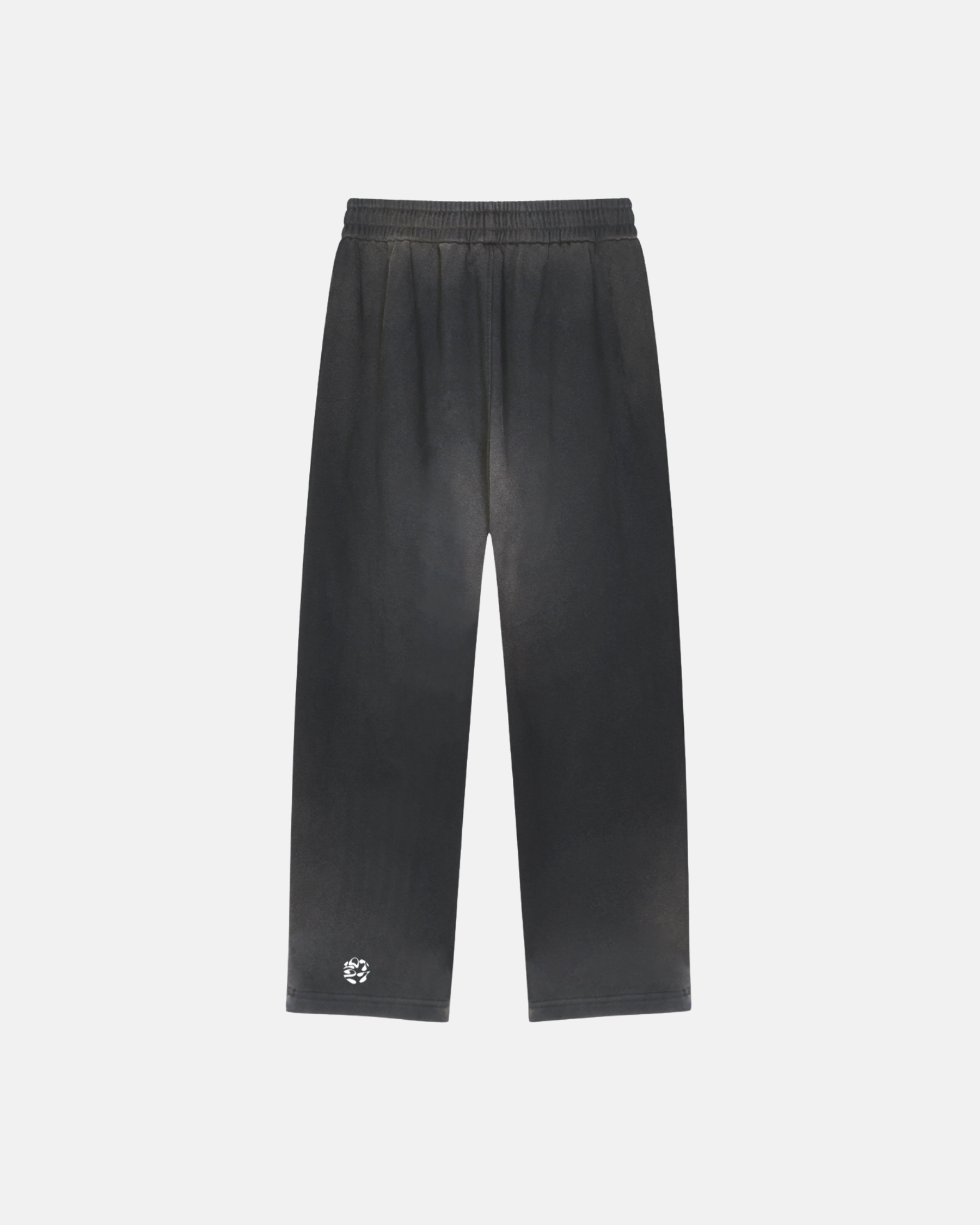 Sun Fade Raw Edge Straight-Leg Sweatpants