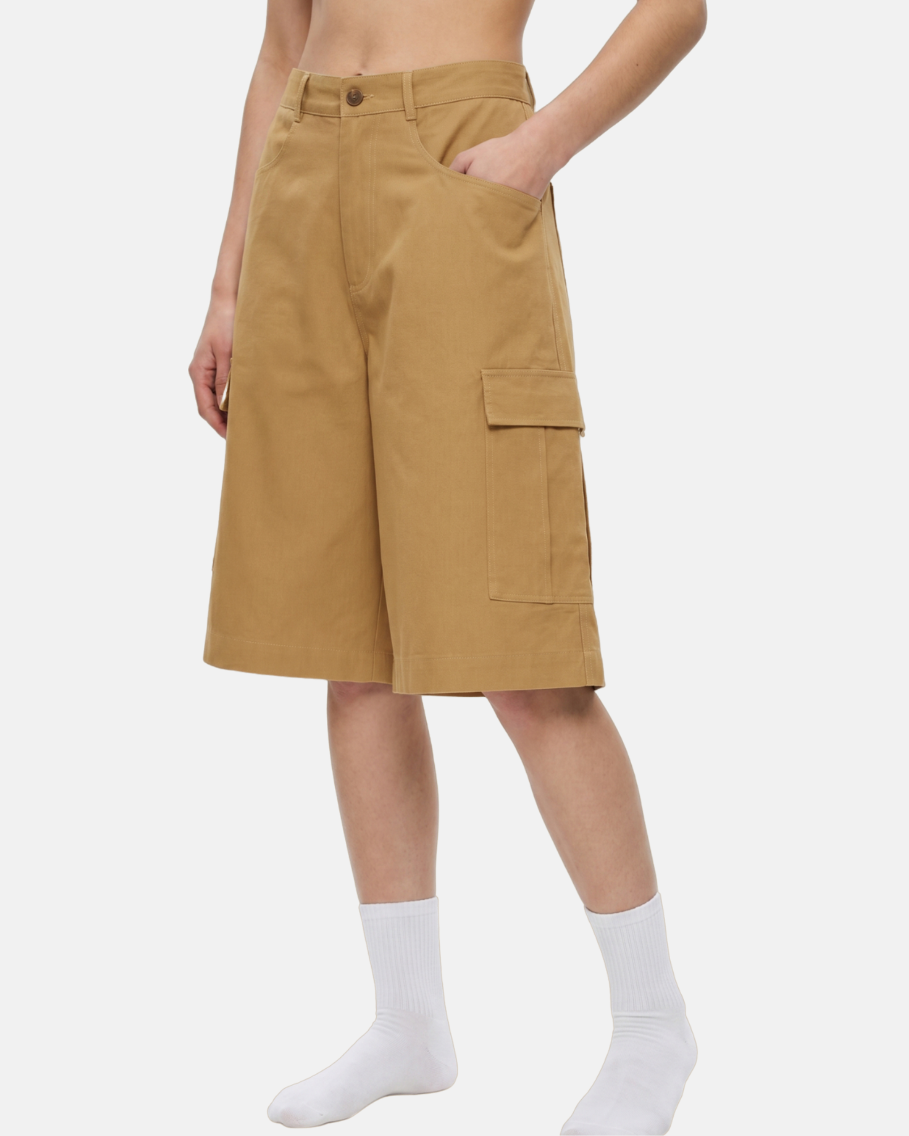Unisex Woven Cargo Shorts