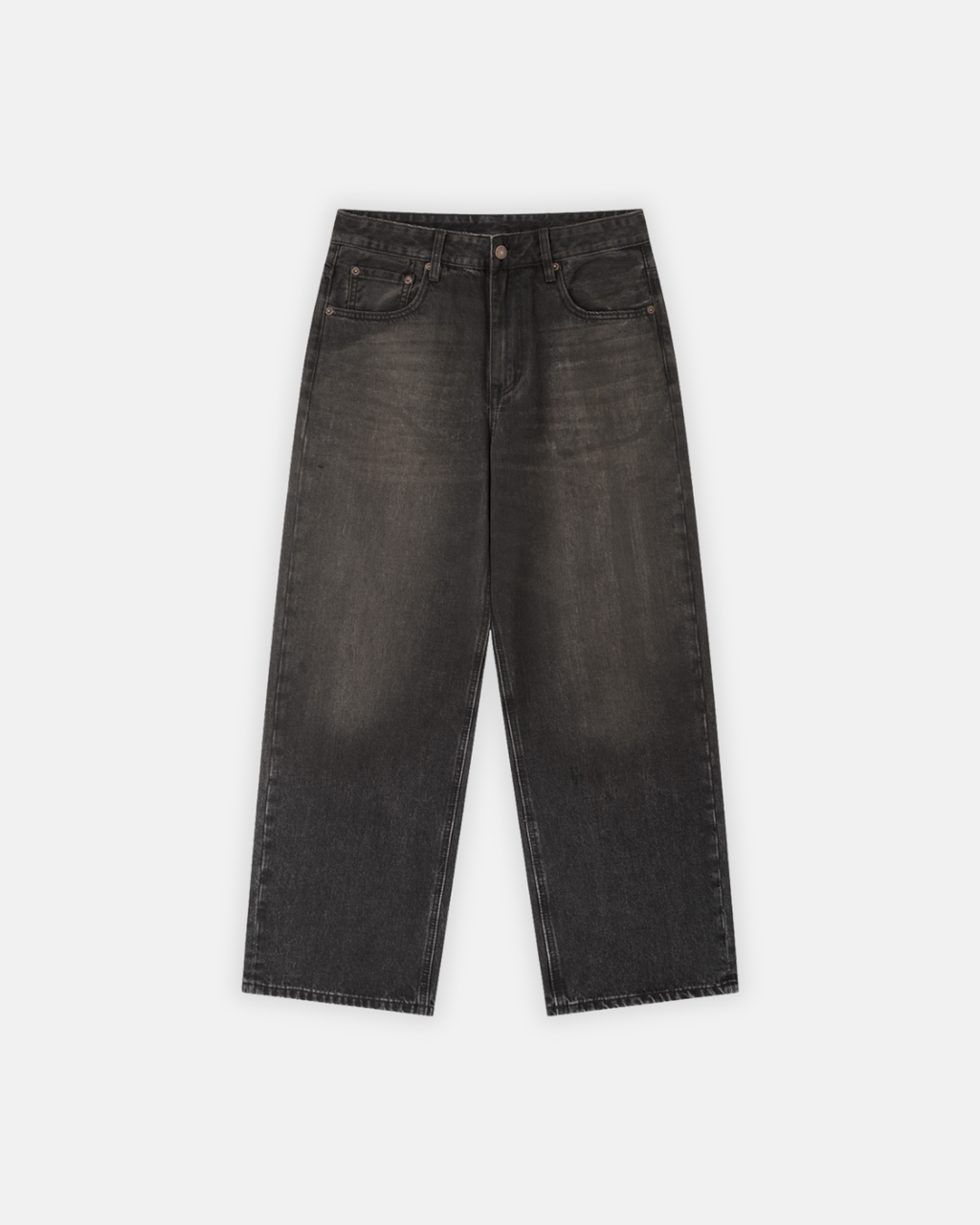 Vintage Wash Heavyweight Denim Jeans