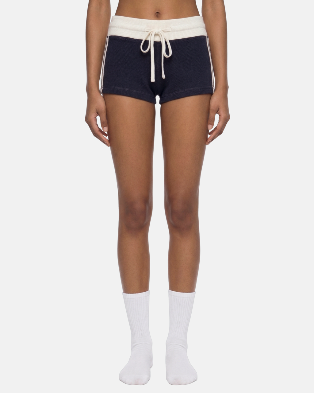 Women's Contrast Stripe Track Shorts