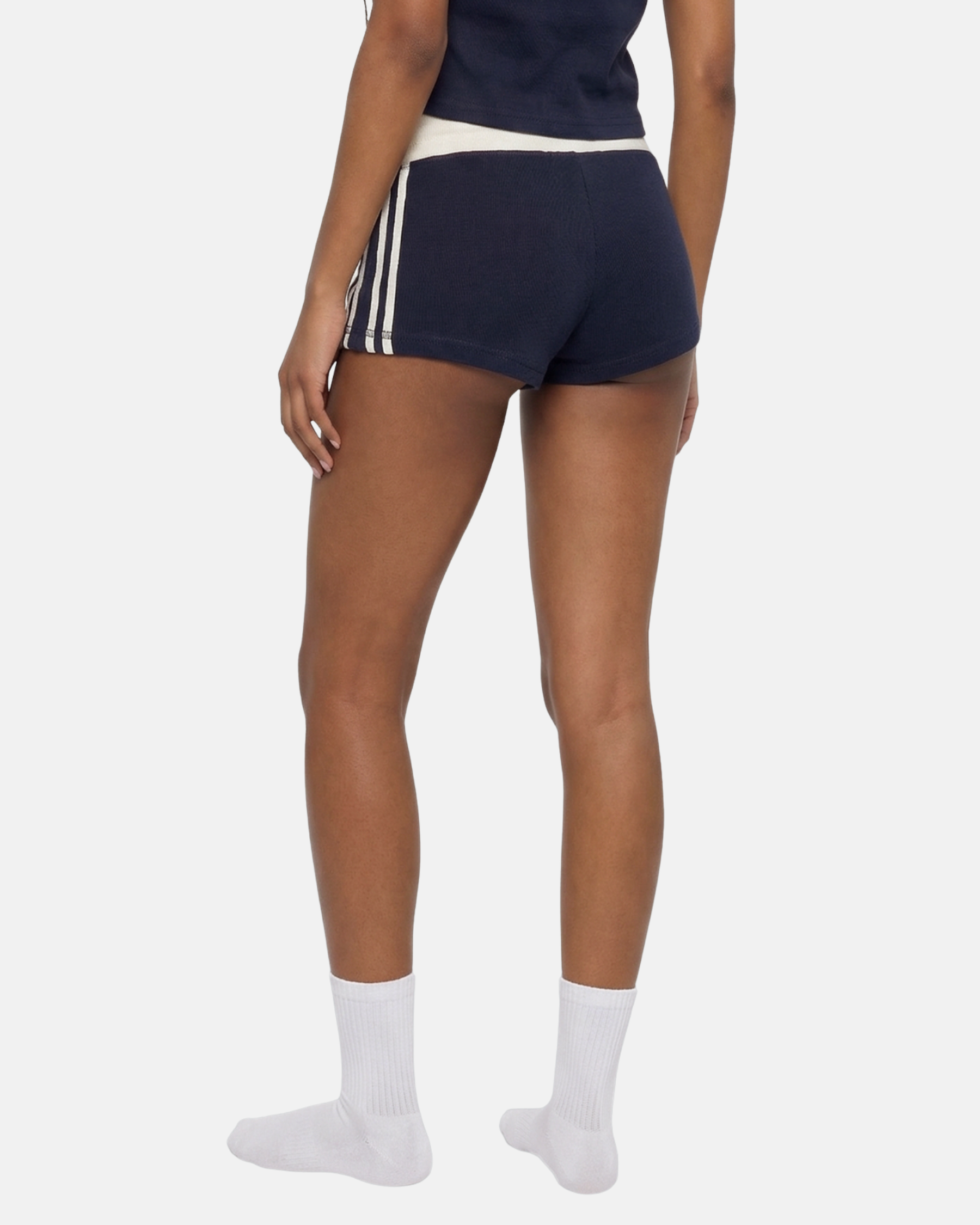 Women's Contrast Stripe Track Shorts