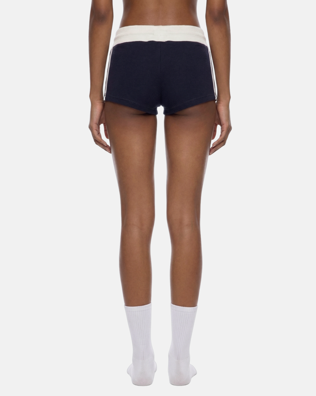 Women's Contrast Stripe Track Shorts