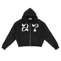 Fleece Zip-Up Boxy Hoodie