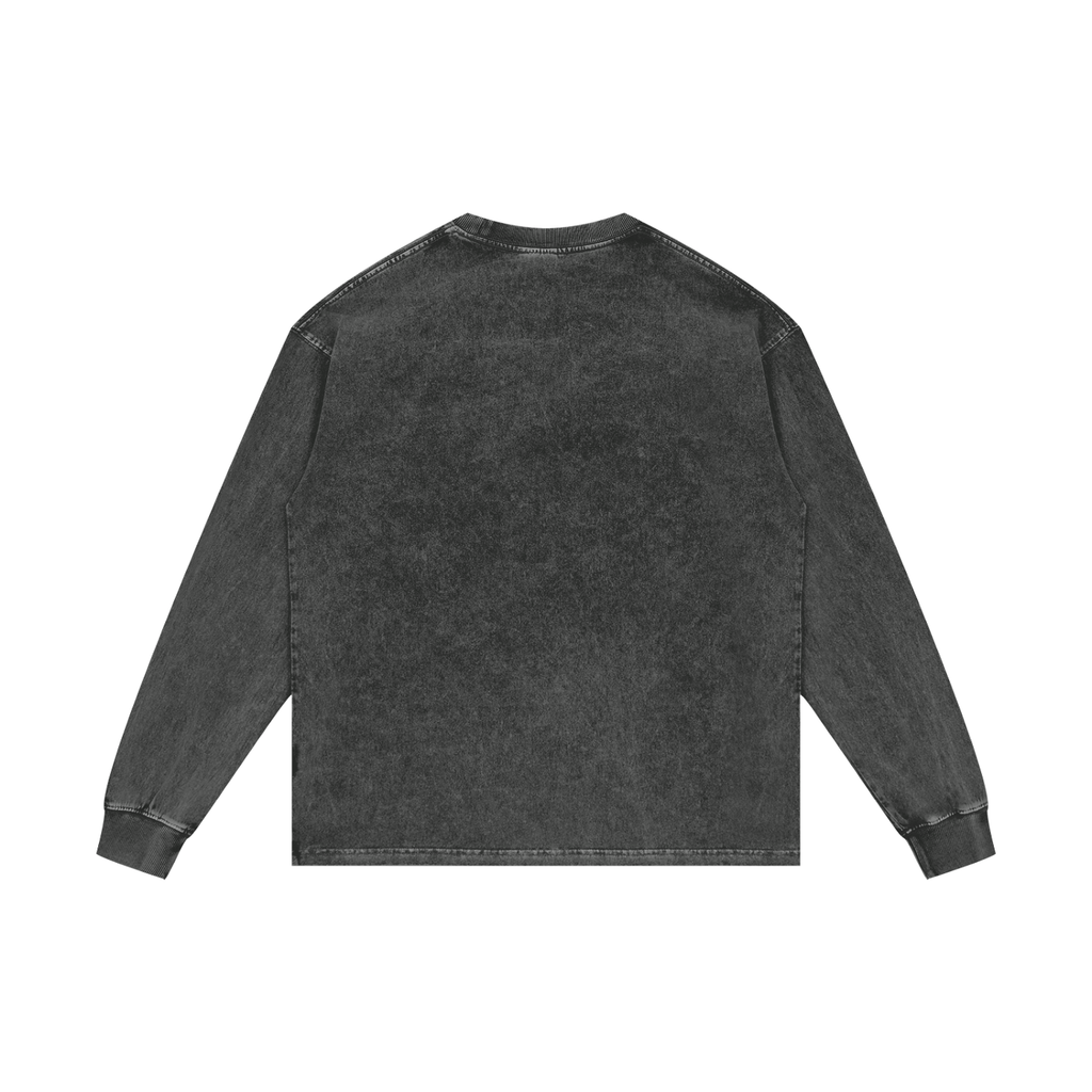 Washed Oversize Long Sleeve T-Shirt
