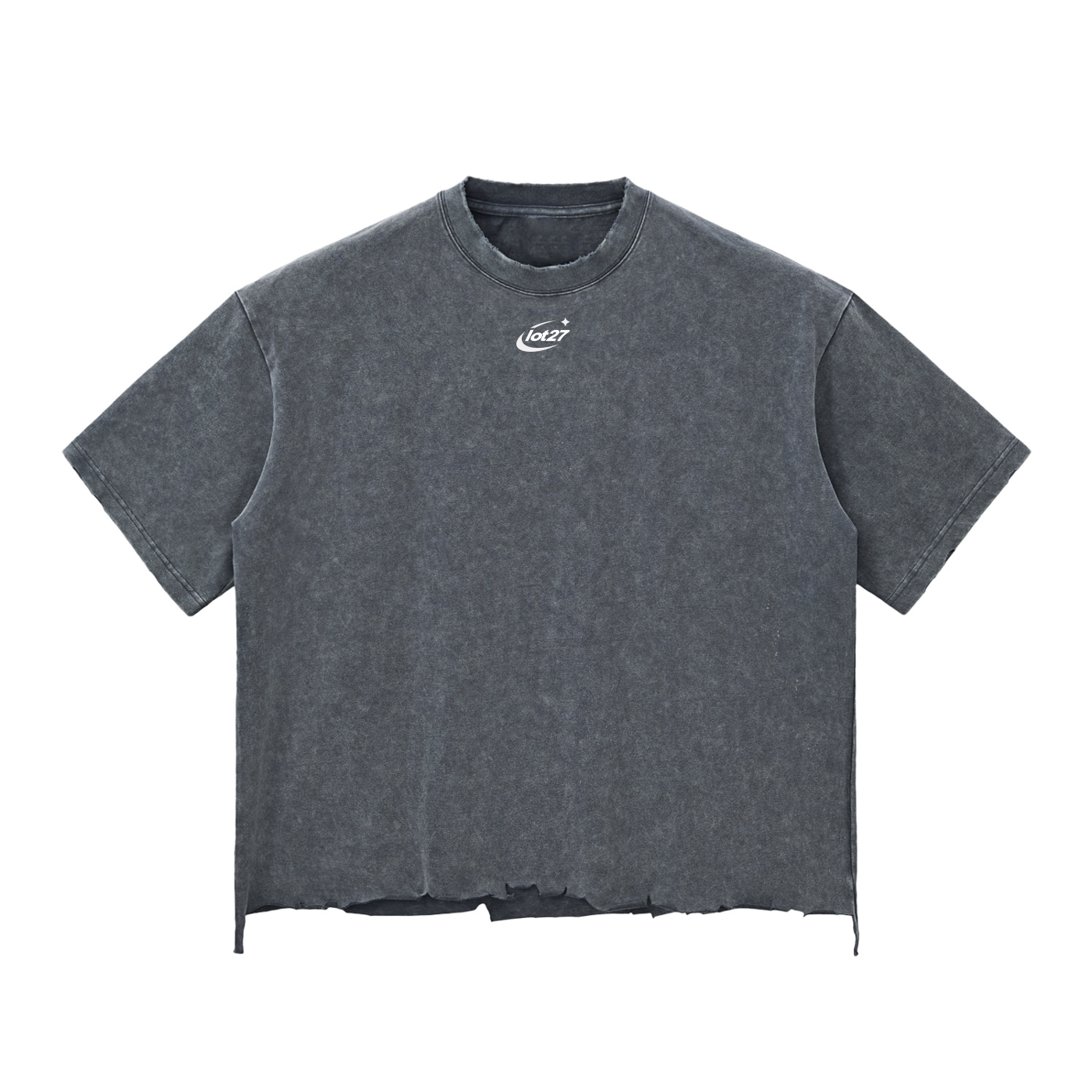 Raw-Hem Boxy T-shirt